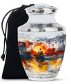 Fishing Boat Memorial Urns For Adults - Fishermen Urn For Human Ashes