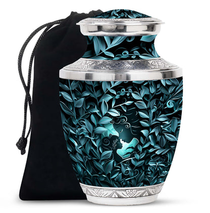 Personalized Mother Keepsake Urn for Mom - 10-inch, 200 cu in - Yatskia