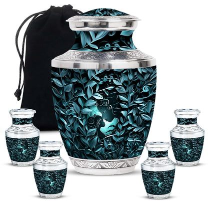 Personalized Mother Keepsake Urn for Mom - 10-inch, 200 cu in - Yatskia
