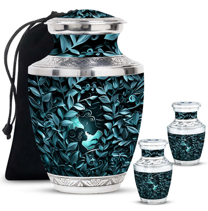 Personalized Mother Keepsake Urn for Mom - 10-inch, 200 cu in - Yatskia