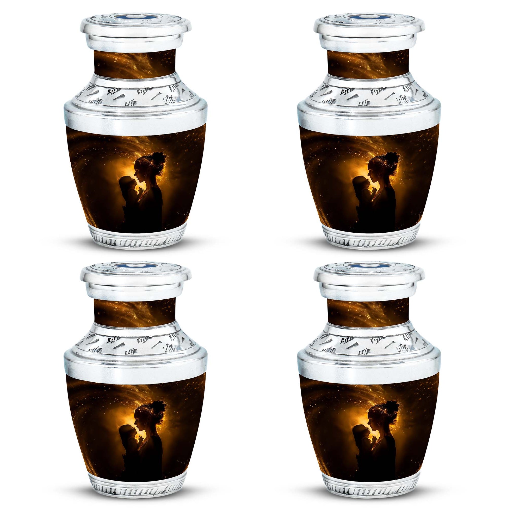 Mother And Child Memorial Urns For Ashes - Cremation Urn For Mother