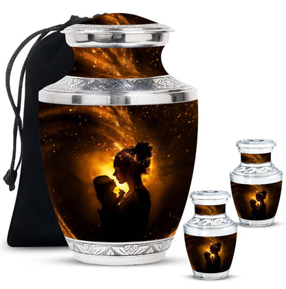 Personalized Mother Cremation Urn for Mother - 10-inch, 200 cu in - Yatskia