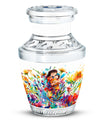 Mother Love Urn for Human Ashes – Colorful Mother's Art Memorial Urn