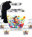 Mother Love Urn for Human Ashes – Colorful Mother's Art Memorial Urn