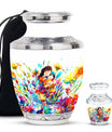 Mother Love Urn for Human Ashes – Colorful Mother's Art Memorial Urn