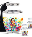 Mother Love Urn for Human Ashes – Colorful Mother's Art Memorial Urn