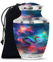 Colorful Dragon Small Urns For Women - Majestic Dragon Memorial Urn