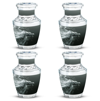 Personalized Beach Memorial Urn for Men - 10-inch, 200 cu in - Yatskia