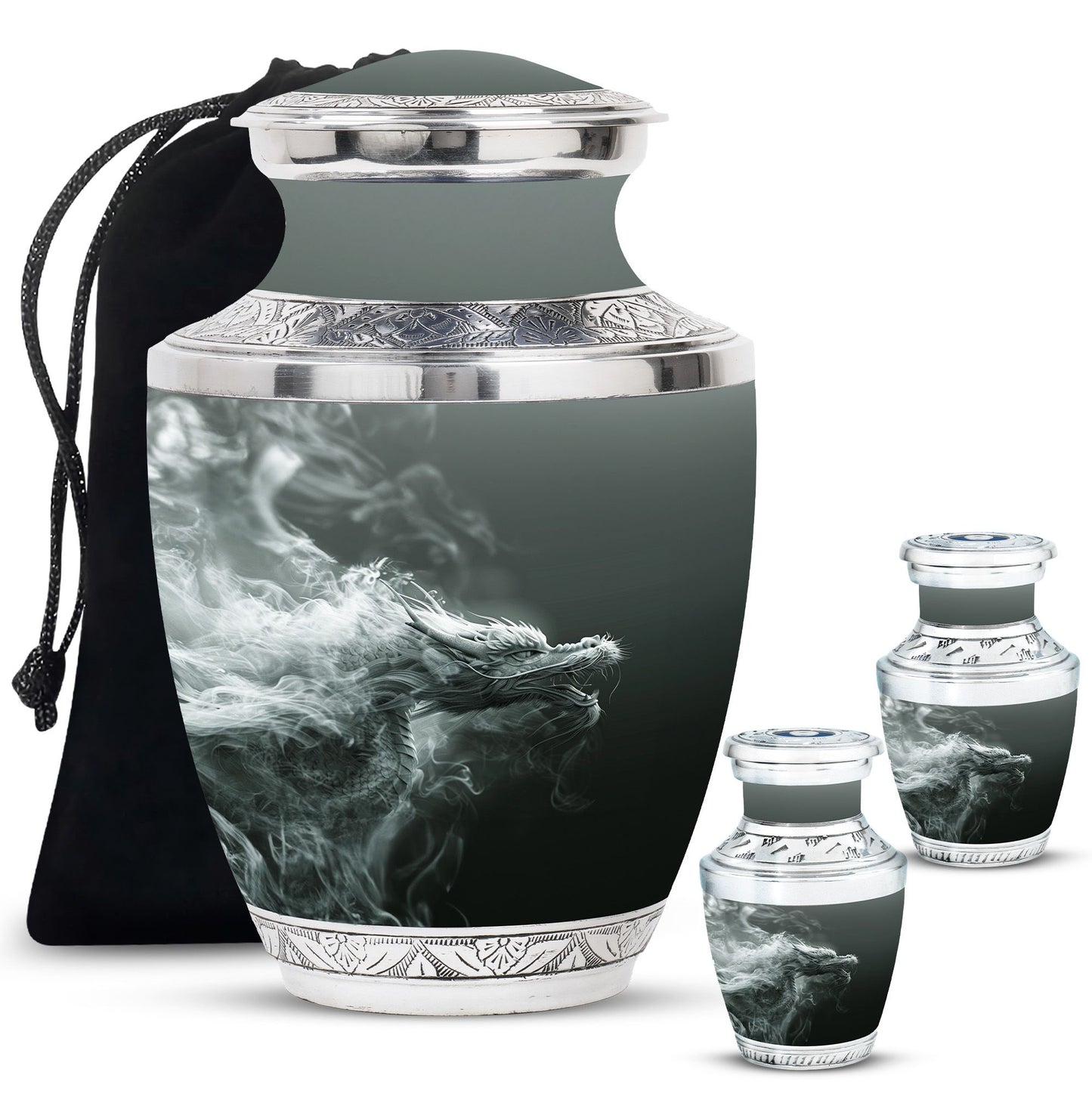 Personalized Beach Memorial Urn for Men - 10-inch, 200 cu in - Yatskia