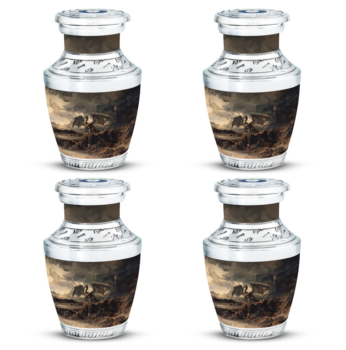 Personalized Beach Keepsake Urn for Adult - 10-inch, 200 cu in - Yatskia
