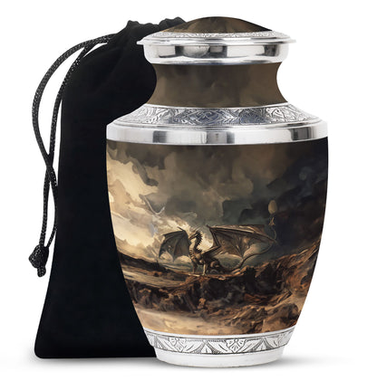 Personalized Beach Keepsake Urn for Adult - 10-inch, 200 cu in - Yatskia
