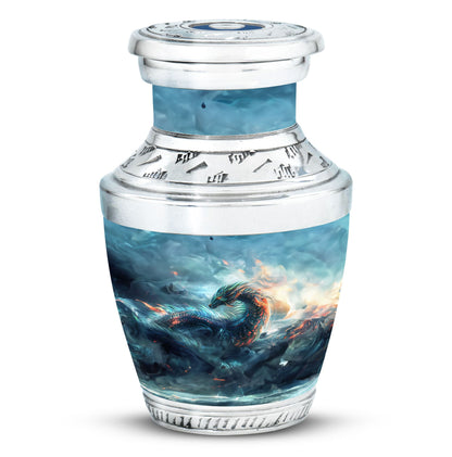 Personalized Beach Memorial Urn for Human Ashes - 10-inch, 200 cu in - Yatskia