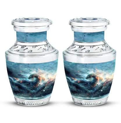 Personalized Beach Memorial Urn for Human Ashes - 10-inch, 200 cu in - Yatskia