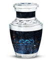 Blue Dragon Cremation Urn For Ashes - Robotic Dragon Ashes Memorial Urn