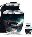 Dragon Memorial Ashes Urn For Adults - Cremation Keepsake For Men & Women