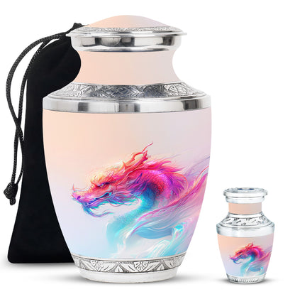 Personalized Beach Keepsake Urn for Human Ashes - 10-inch, 200 cu in - Yatskia