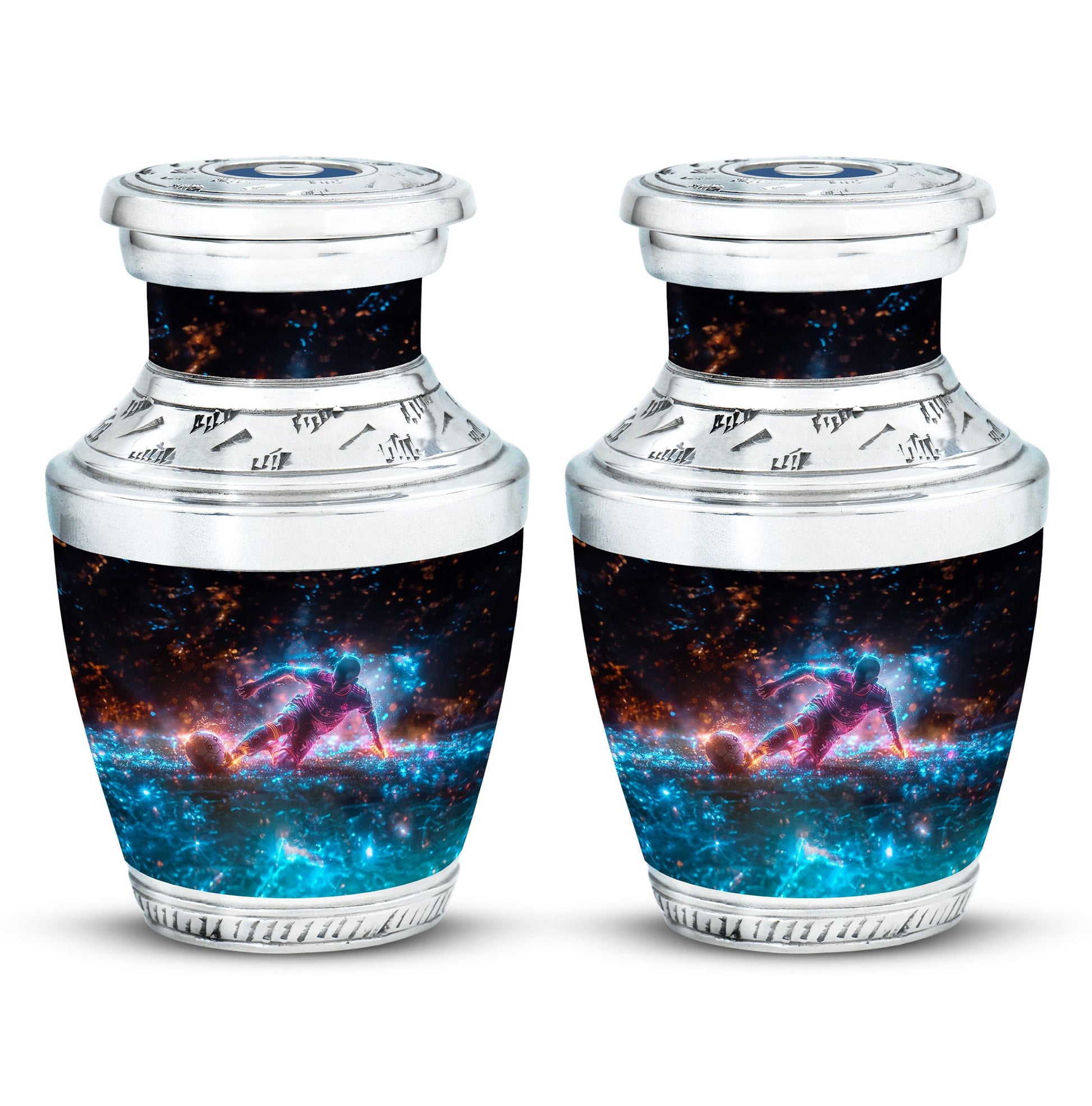 Soccer Keepsake For Ashes Large Funeral, Ashes Urn For Ashes