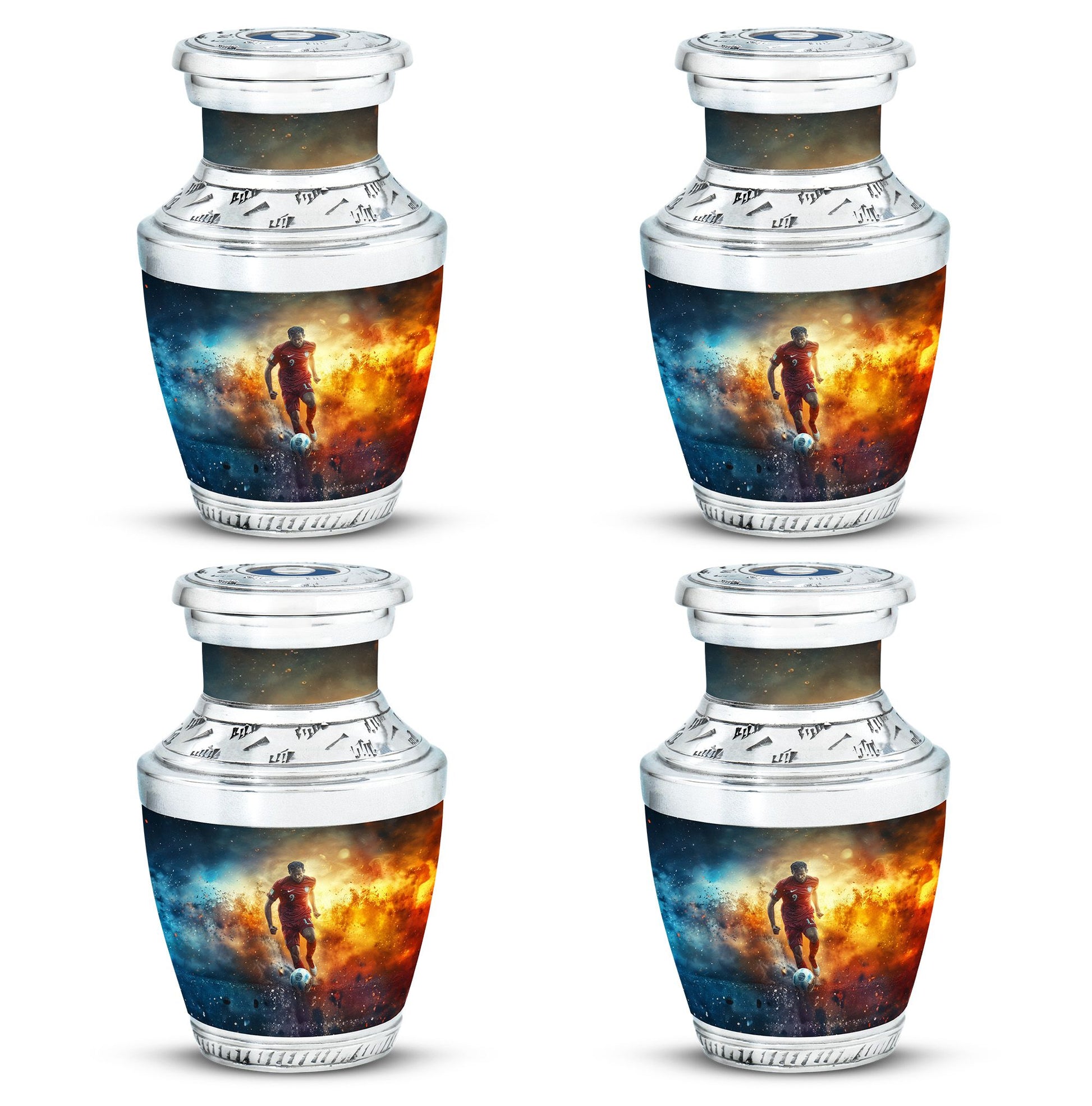 Soccer Memorial Urn Funeral, Ashes Cremation Urn