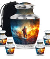 Soccer Memorial Urn Funeral, Ashes Cremation Urn
