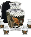 Orange Cat Keepsake For Ashes Large Funeral, Ashes Urn For Ashes