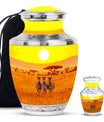 Zebra Memorial Urns And Funeral For Ashes Large Funeral, Ashes Urn