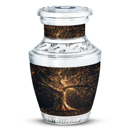 Personalized Tree of Life Cremation Urn for Human Ashes - 10-inch, 200 cu in - Yatskia