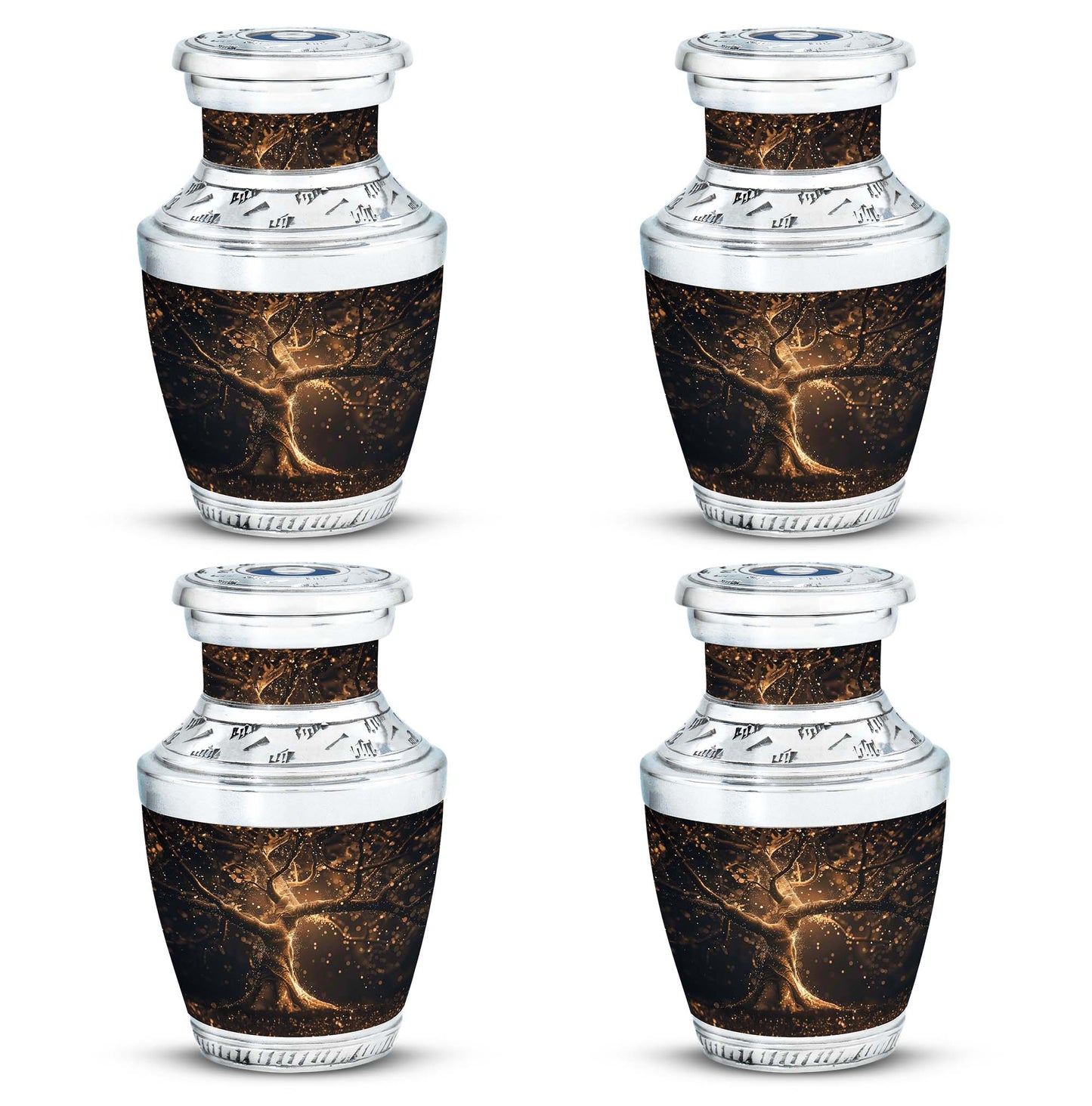 Personalized Tree of Life Cremation Urn for Human Ashes - 10-inch, 200 cu in - Yatskia