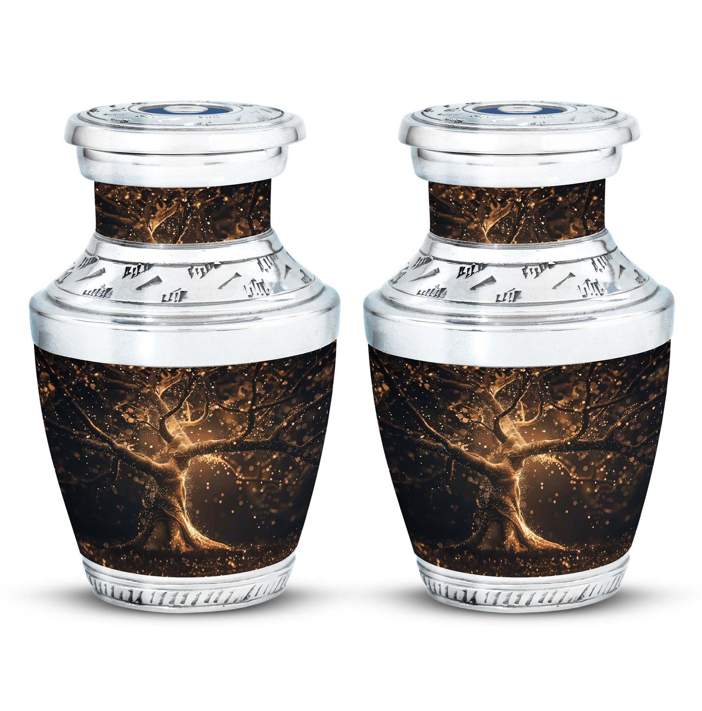 Personalized Tree of Life Cremation Urn for Human Ashes - 10-inch, 200 cu in - Yatskia
