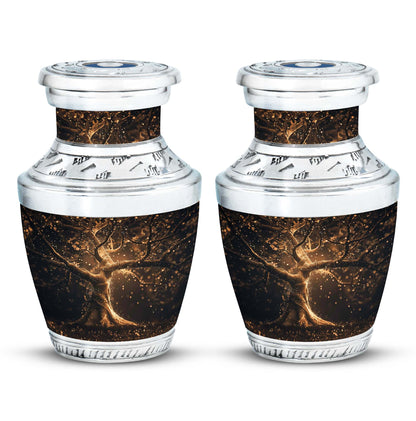 Personalized Tree of Life Cremation Urn for Human Ashes - 10-inch, 200 cu in - Yatskia