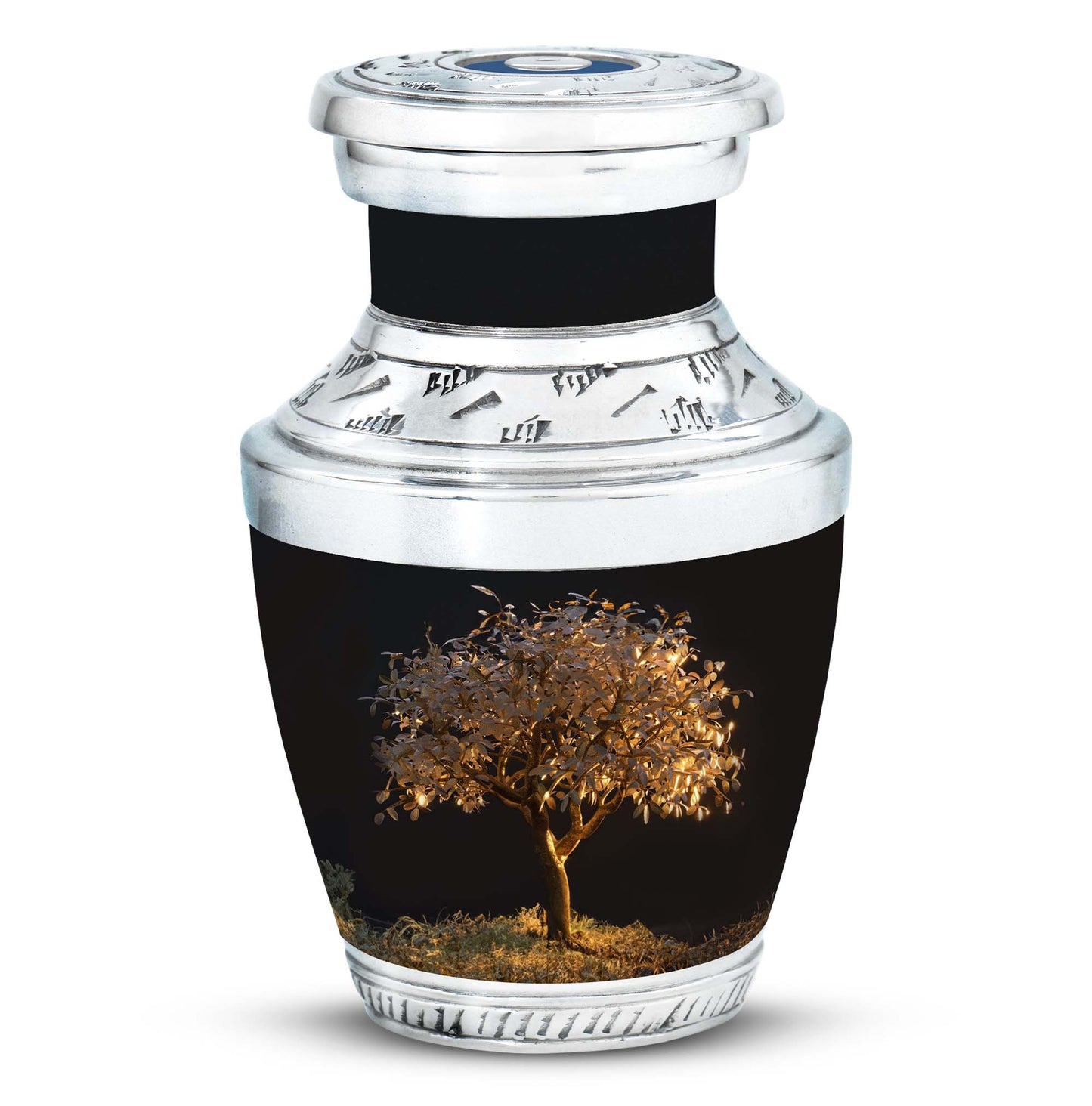 Personalized Tree of Life Keepsake Urn for Human Ashes - 10-inch, 200 cu in - Yatskia