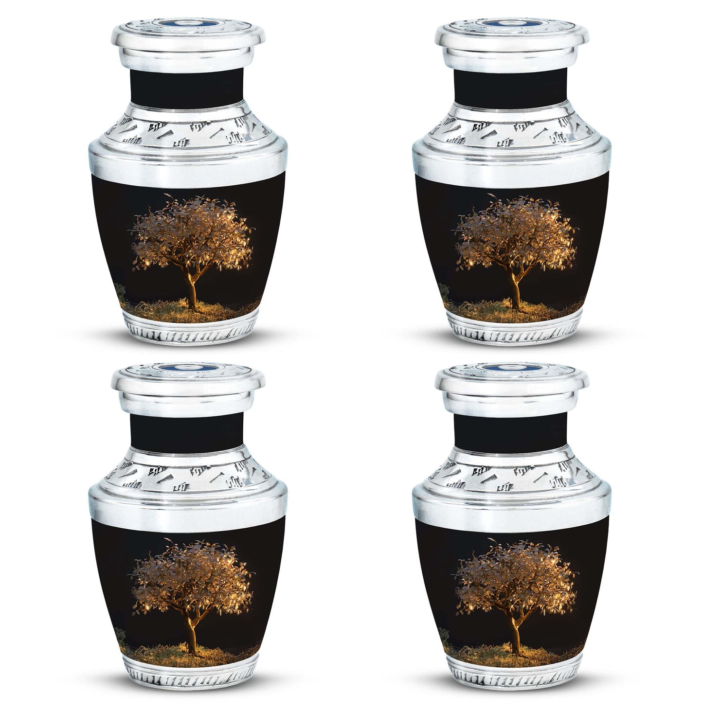 Personalized Tree of Life Keepsake Urn for Human Ashes - 10-inch, 200 cu in - Yatskia