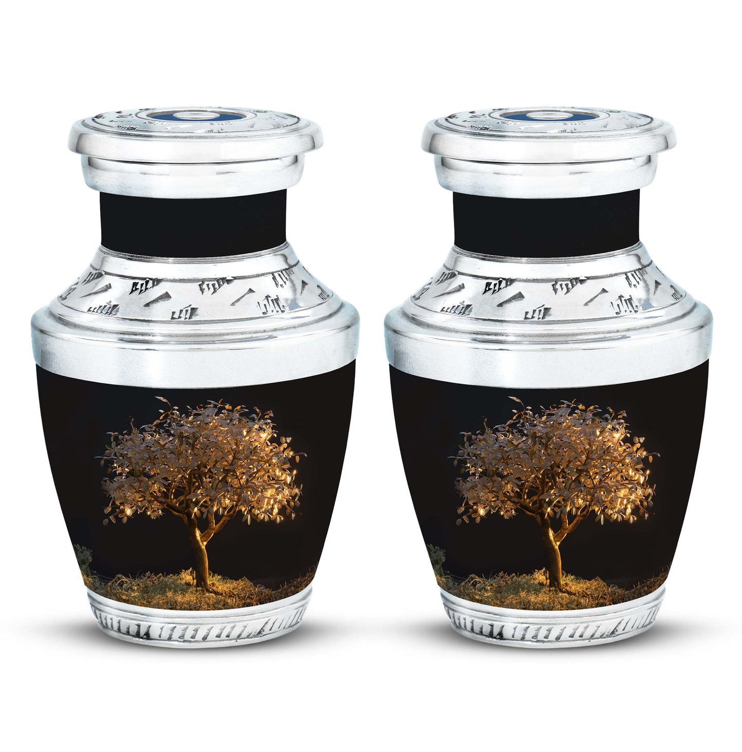 Personalized Tree of Life Keepsake Urn for Human Ashes - 10-inch, 200 cu in - Yatskia
