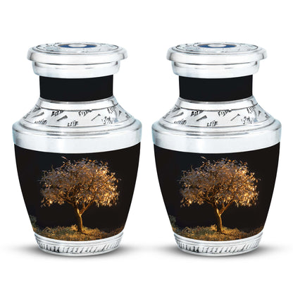 Personalized Tree of Life Keepsake Urn for Human Ashes - 10-inch, 200 cu in - Yatskia