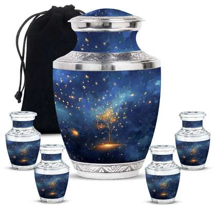 Personalized Tree of Life Memorial Urn for Human Ashes - 10-inch, 200 cu in - Yatskia