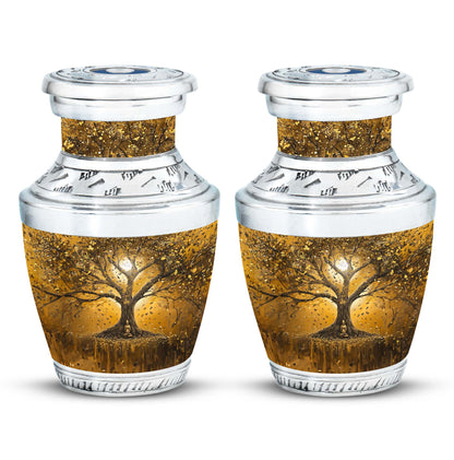 Personalized Tree of Life Keepsake Urn for Human Ashes - 10-inch, 200 cu in - Yatskia