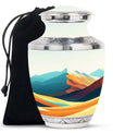 Mountains Urn Keepsake For Ashes Funeral, Ashes Memorial Urn