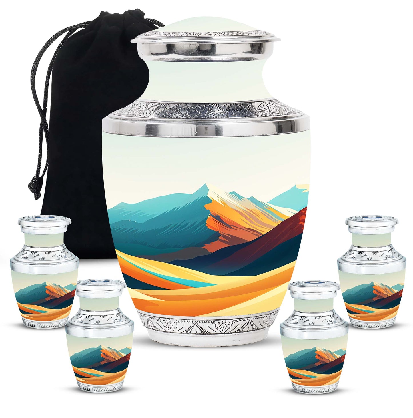 Personalized Fish Keepsake Urn for Pet Ashes - 10-inch, 200 cu in - Yatskia
