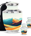 Mountains Urn Keepsake For Ashes Funeral, Ashes Memorial Urn