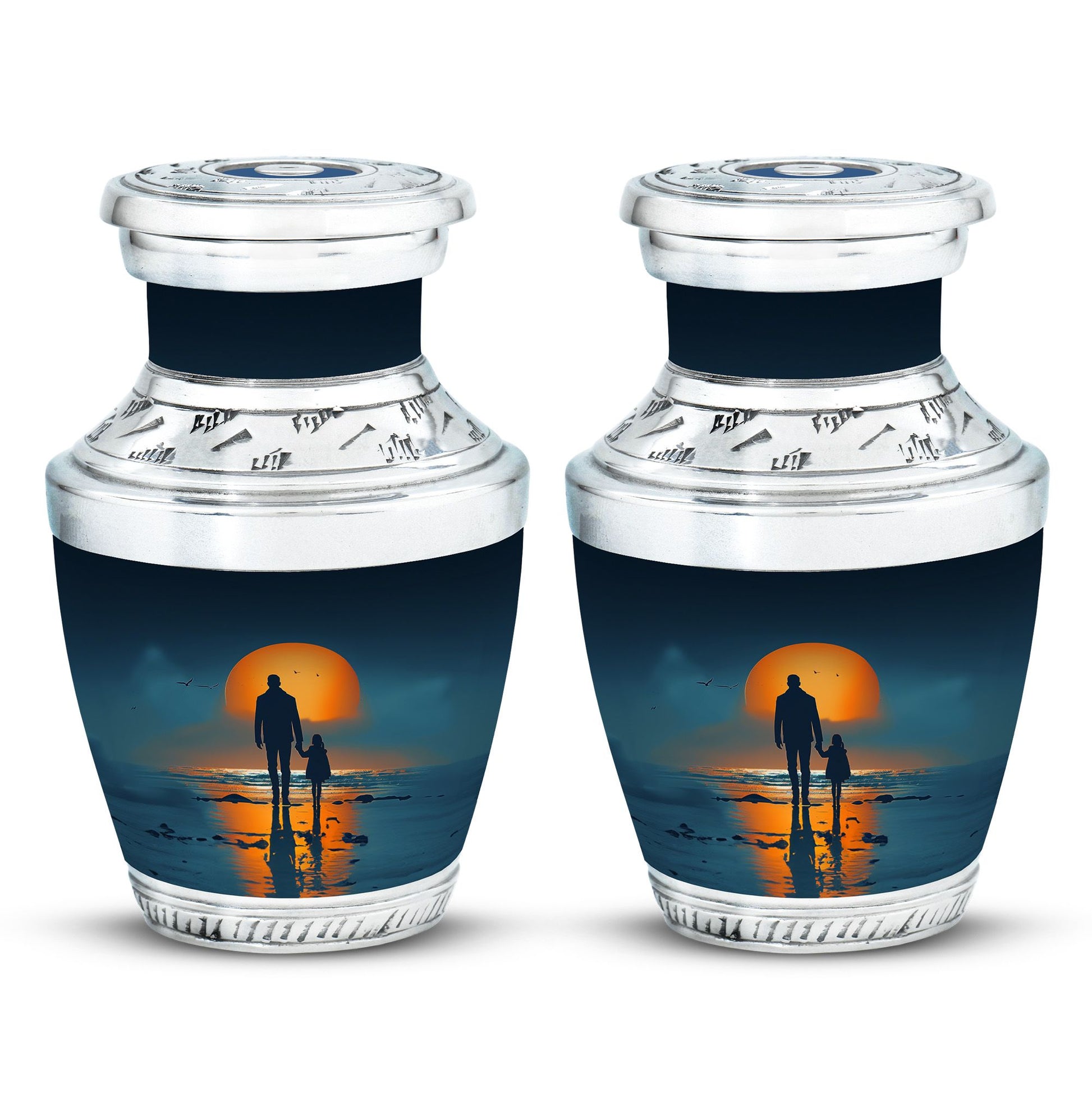 Father Keepsake For Human Ashes Set Of 4 Funeral, Ashes Urn For Ashes