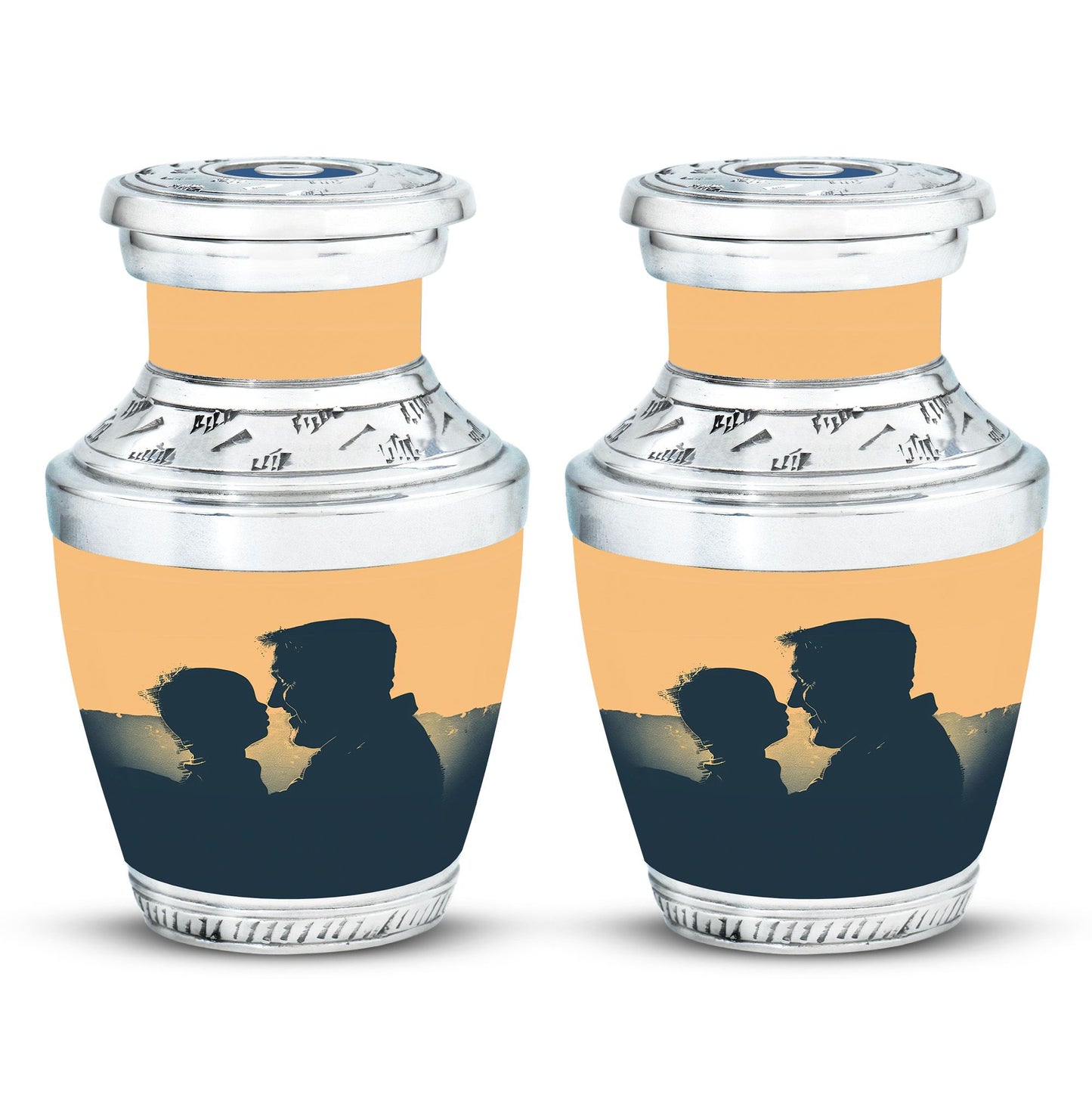 Personalized Father Memorial Urn for Human Ashes - 10-inch, 200 cu in - Yatskia