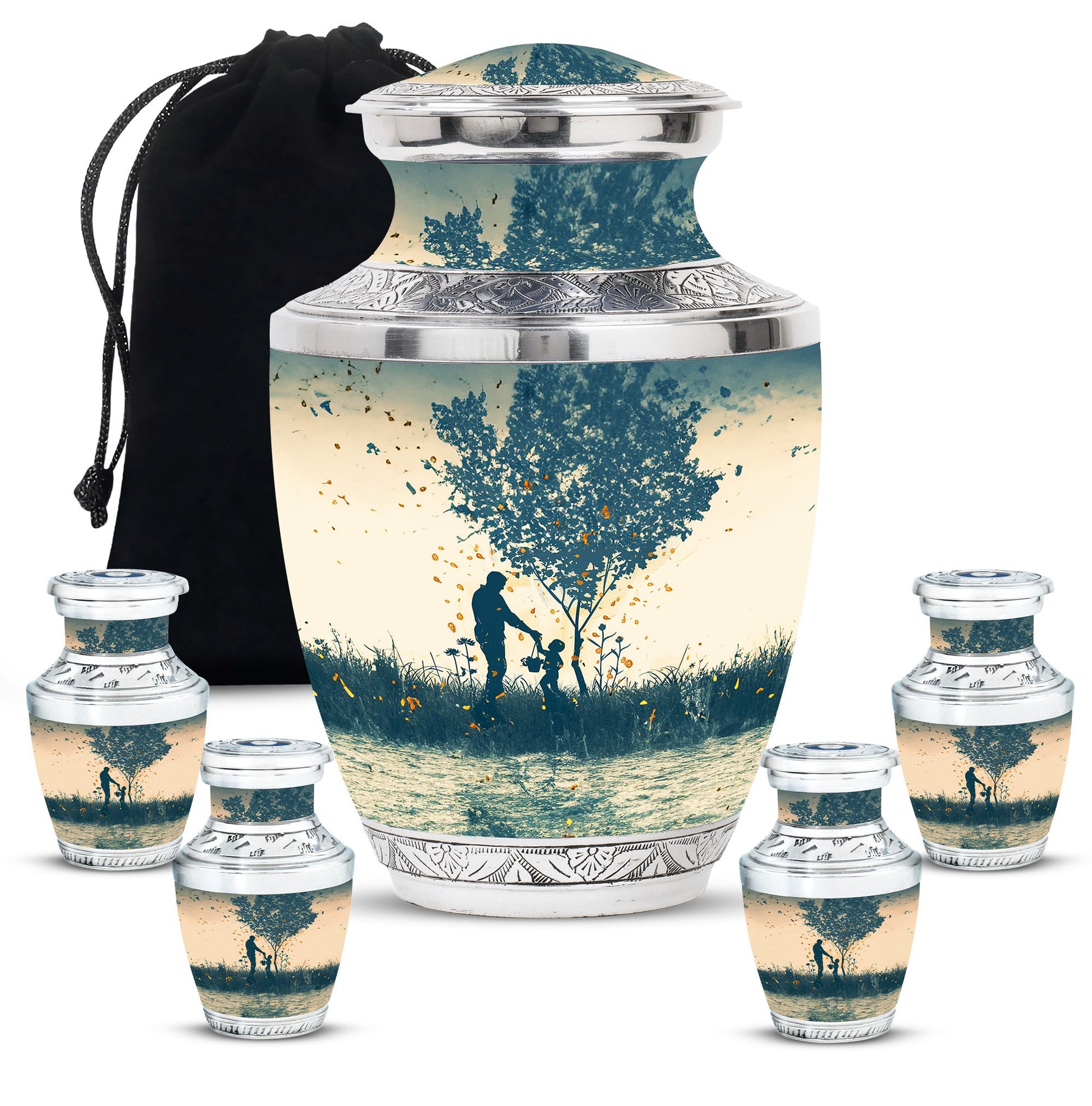 Father Keepsake For Human Ashes Funeral, Ashes Cremation Urn