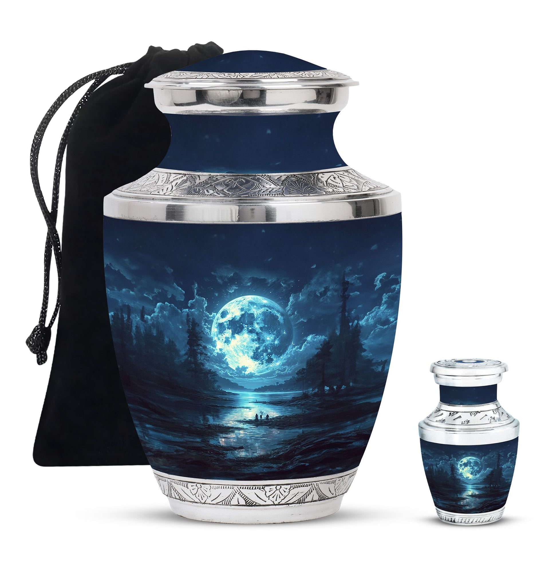 Lunar Small Urn Funeral, Ashes Cremation Urn