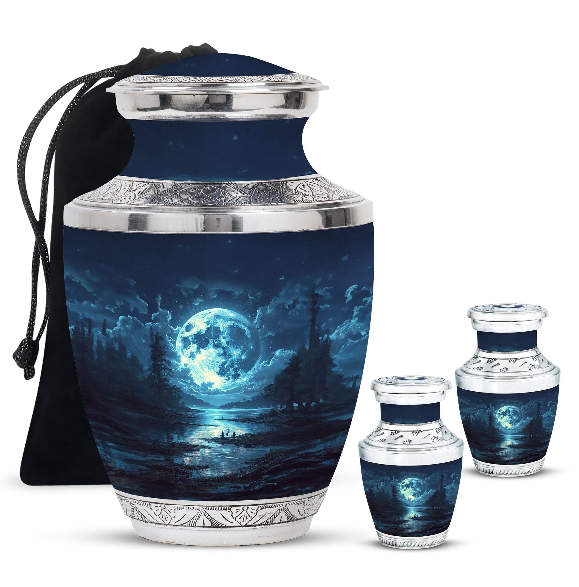 Lunar Small Urn Funeral, Ashes Cremation Urn