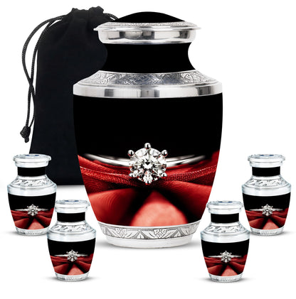 Personalized Artistic Memorial Urn for Human Ashes - 10-inch, 200 cu in - Yatskia
