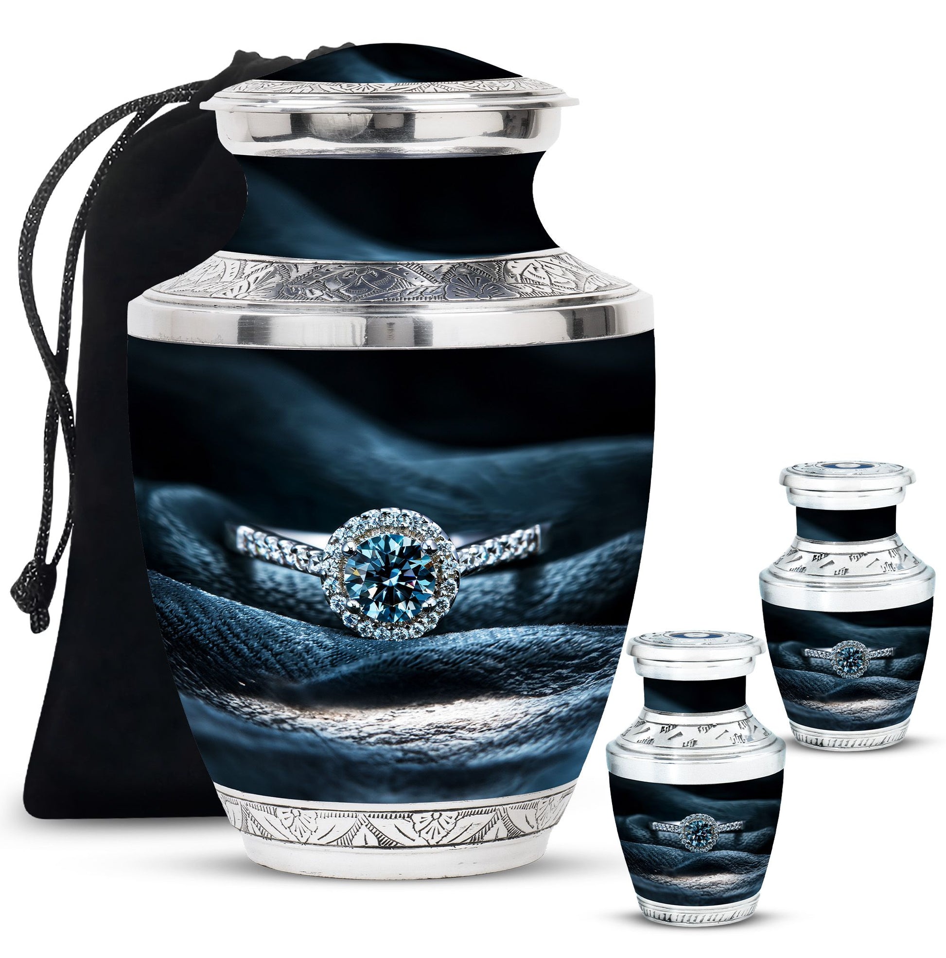 Ring Small Urn For Ashes Funeral, Ashes Cremation Urn For Ashes