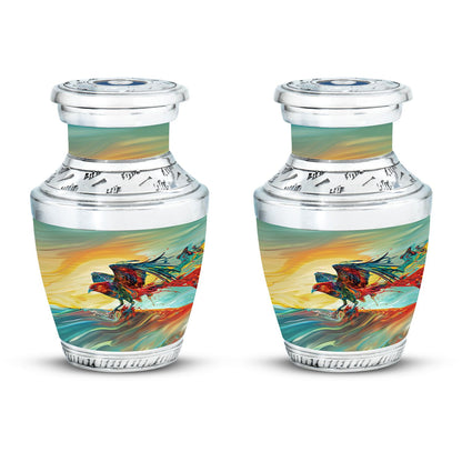 Personalized Bird Keepsake Urn for Human Ashes - 10-inch, 200 cu in - Yatskia