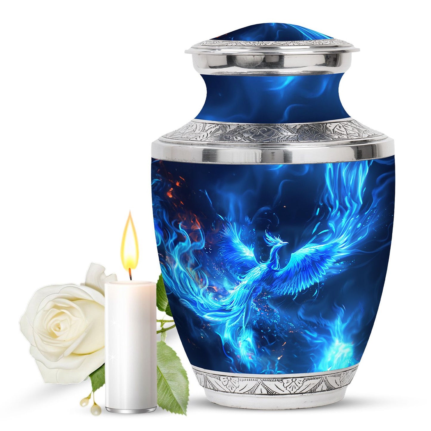 Personalized Bird Keepsake Urn for Human Ashes - 10-inch, 200 cu in - Yatskia