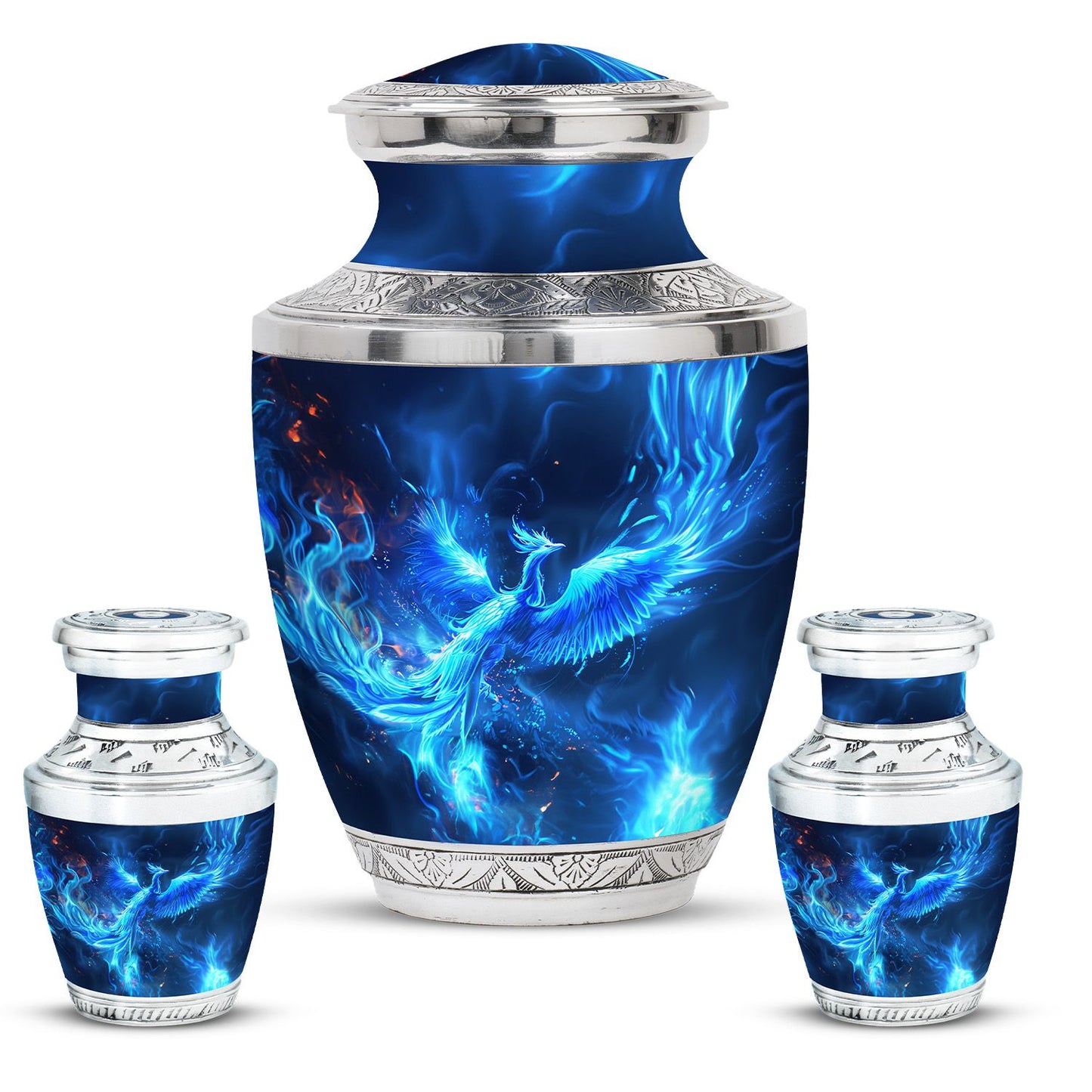 Personalized Bird Keepsake Urn for Human Ashes - 10-inch, 200 cu in - Yatskia