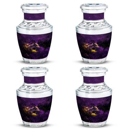 Personalized Wolf Cremation Urn for Mom - 10-inch, 200 cu in - Yatskia