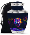 Wolf Keepsake Urn Funeral, Ashes Cremation Urn